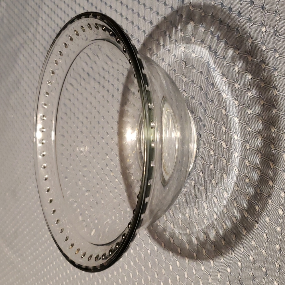 New glass serving bowl